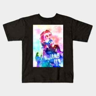 Dirk Nowitzki Watercolor Kids T-Shirt